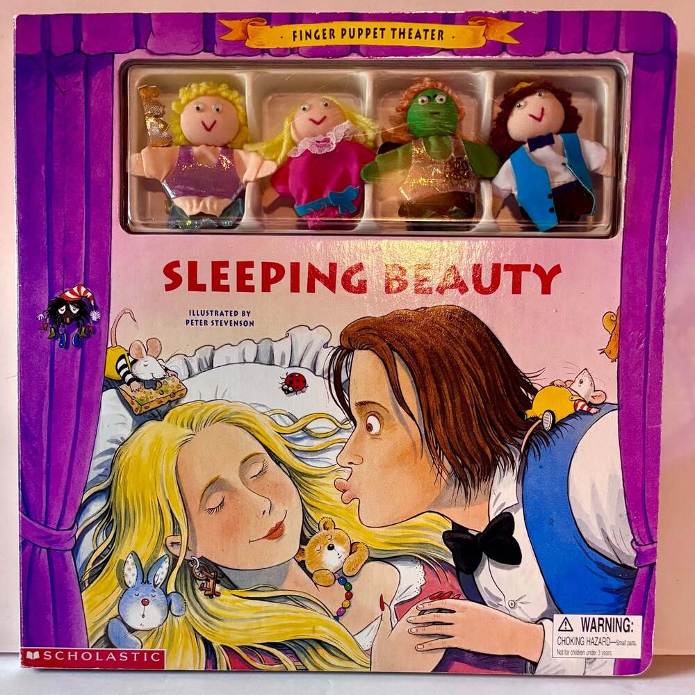 Sleeping Beauty Finger Puppet Theater Scholastic Board Book